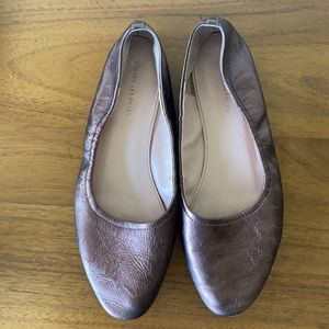 Avec Les Filles Leather Ballet Flats